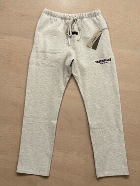 Light Oatmeal Essentials Fear Of God Sweatpants SS22 Size M-L